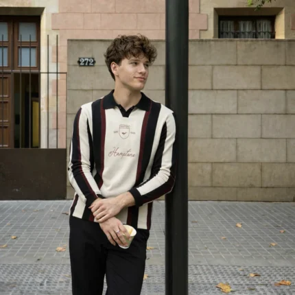 Heritage Collection Striped Knit Polo