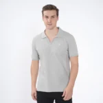 Modern Slim-Fit Stretch Popcorn Polo